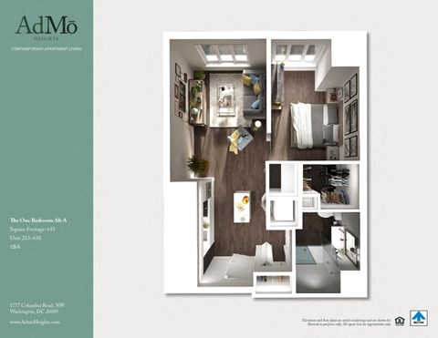 1777 Columbia Road NW Studio-1 Bed Apartment for Rent - Photo Gallery 29